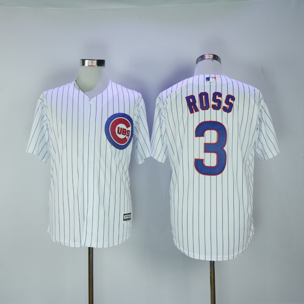 Men Chicago Cubs #3 Ross White MLB Jerseys